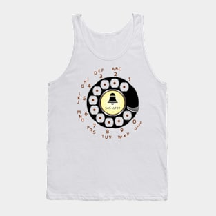 Retro Rotary Dial Tank Top